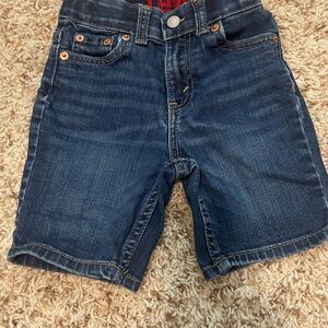 Levi's Black and Red Logo Shorts